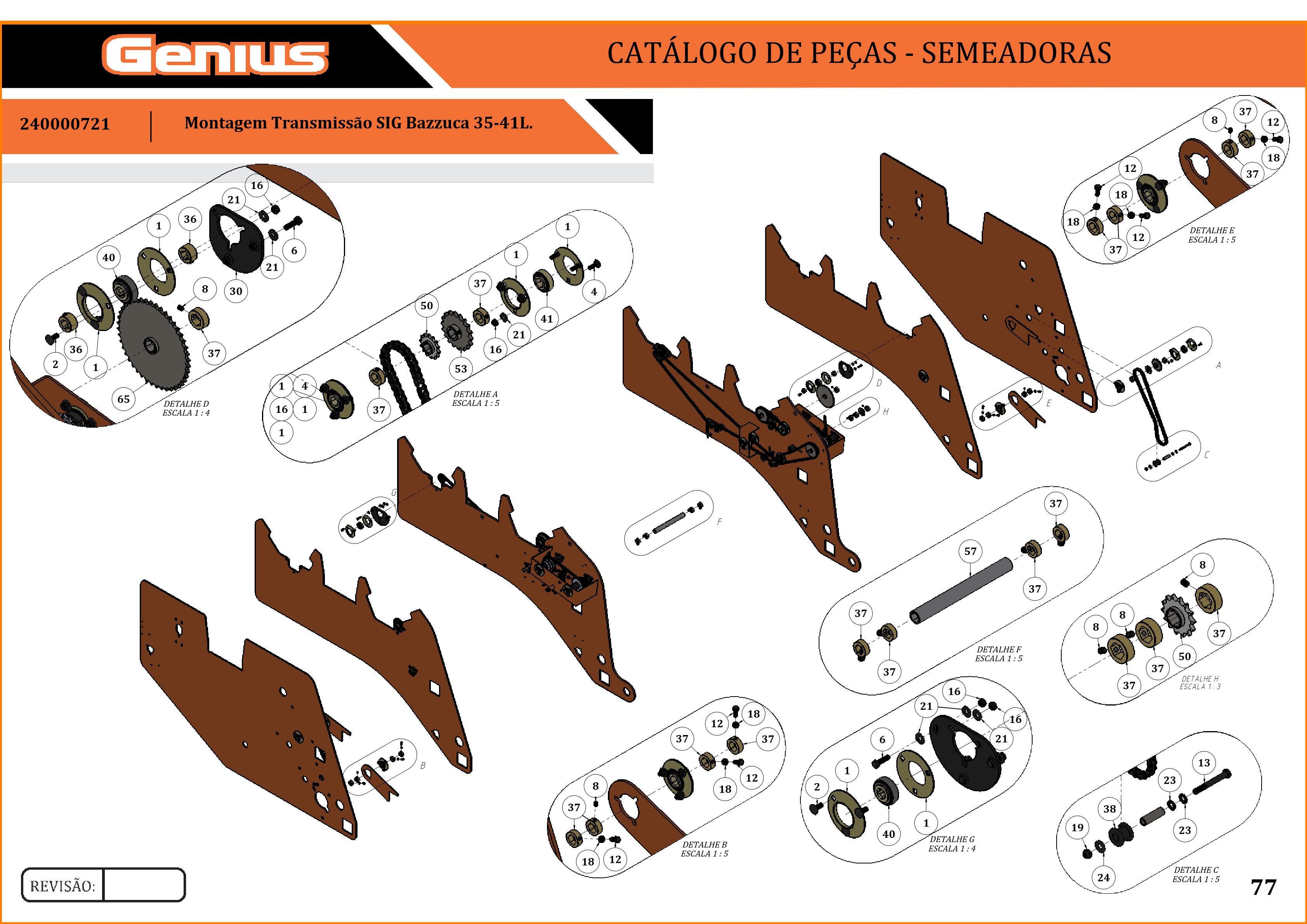 Montagem Transmissão SIG Bazuca 35-41L