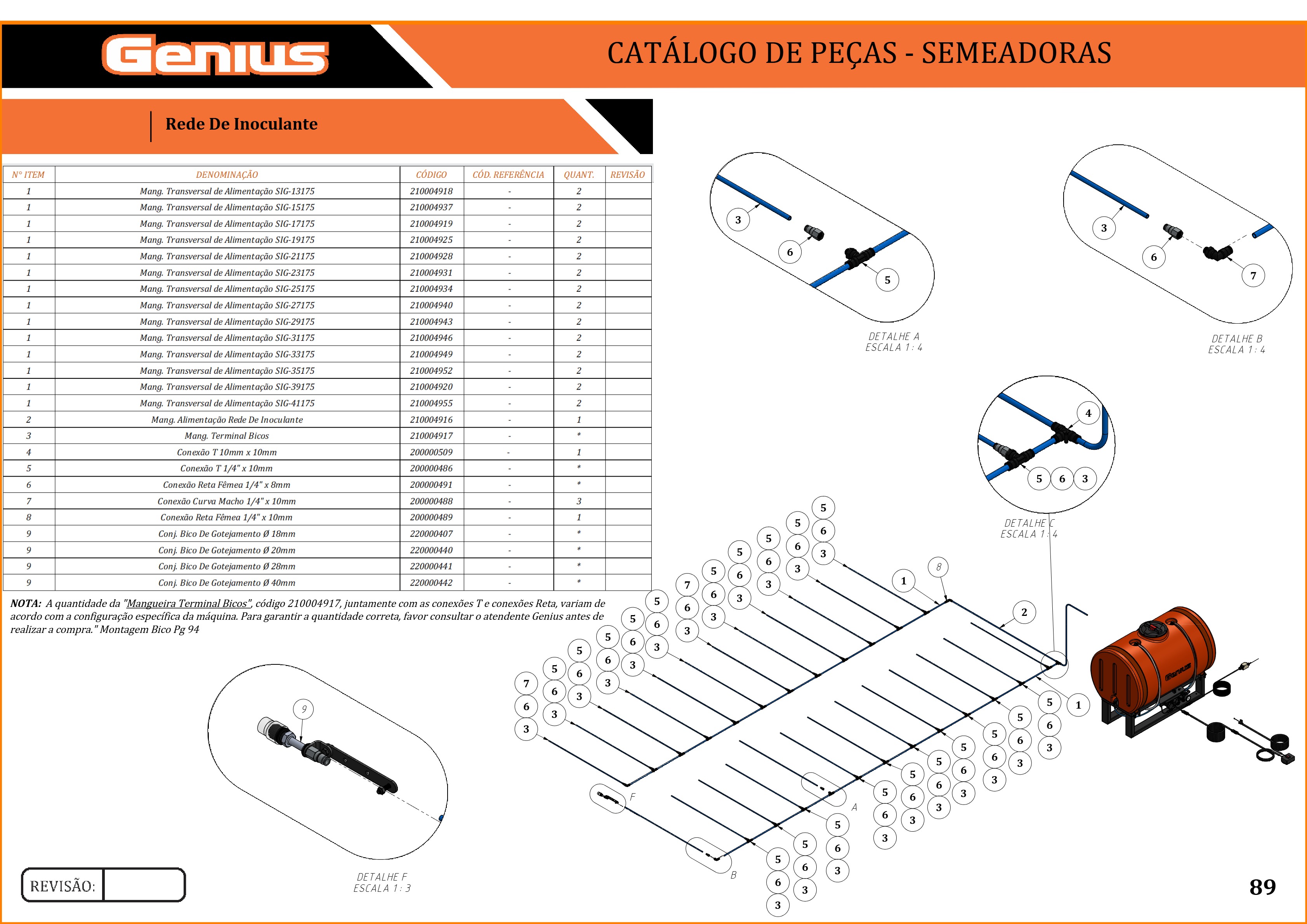 Conexão Reta Fêmes 1/4" x 8mm