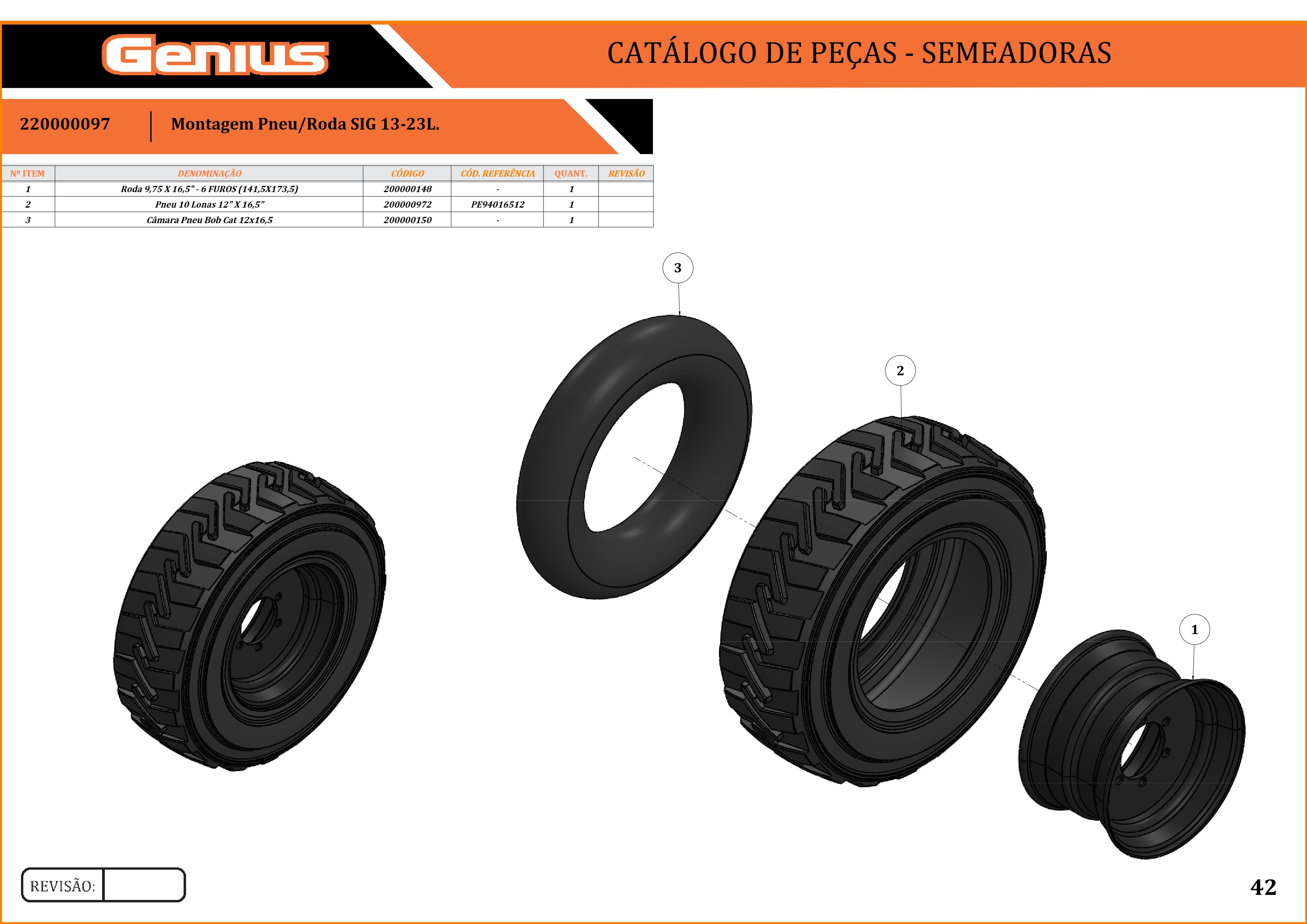 Montagem Pneu/Roda SIG 13-23L.