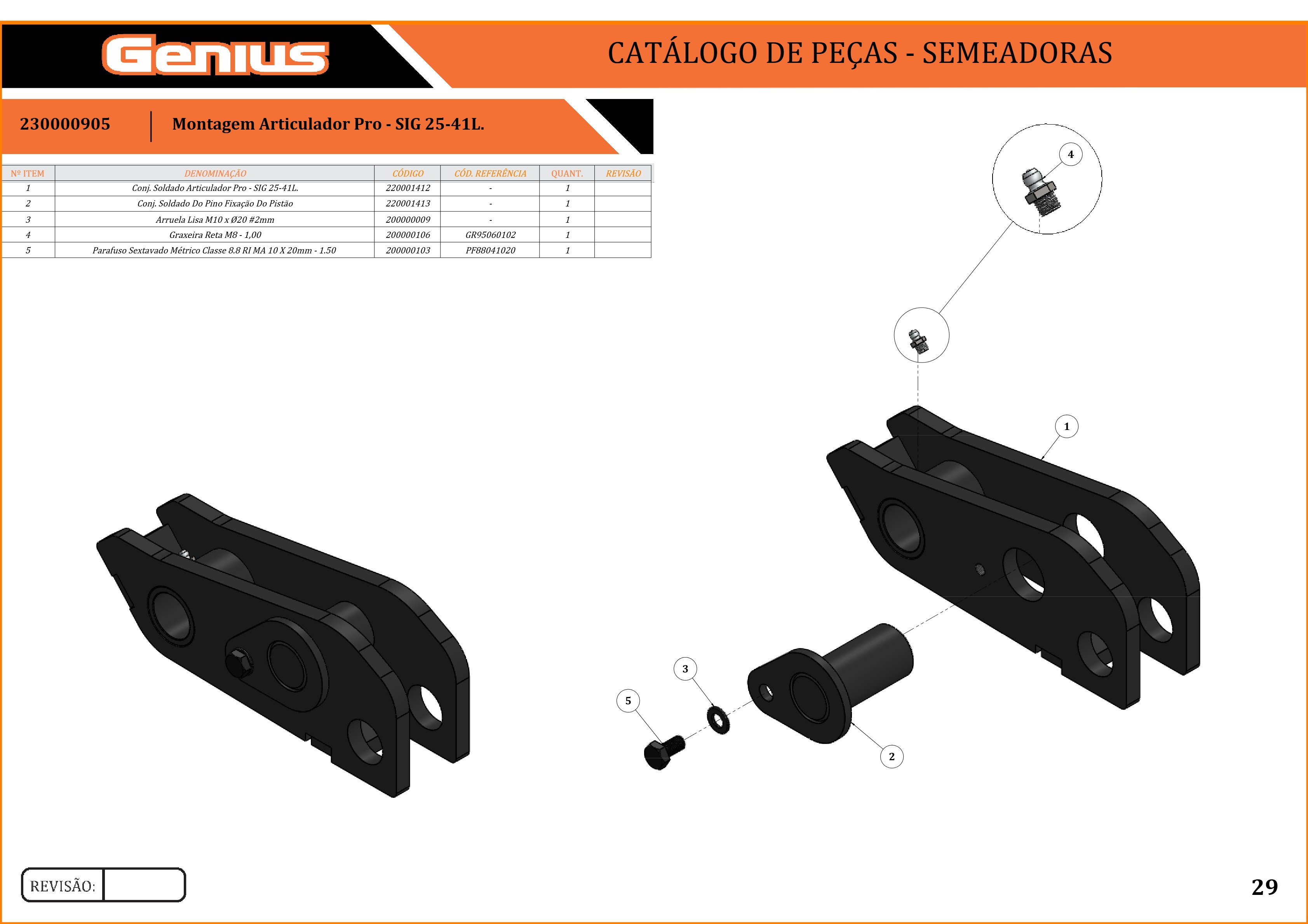 Montagem Articulador Pro - SIG 25-41L.