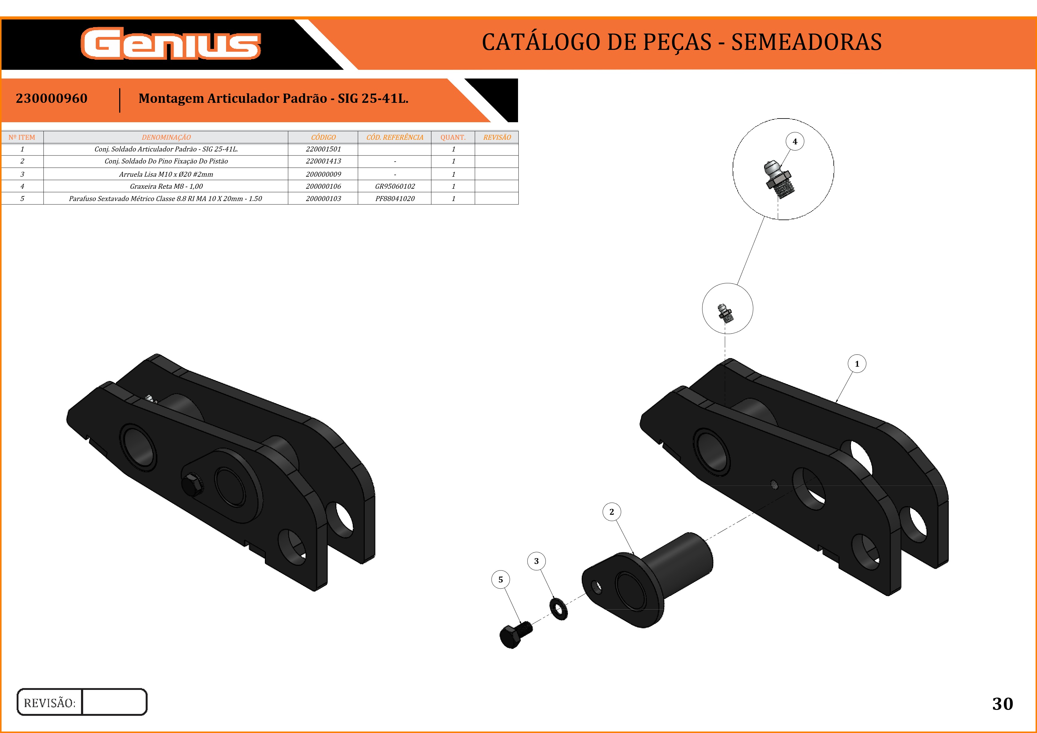Montagem Articulador Padrão - SIG 25-41L.