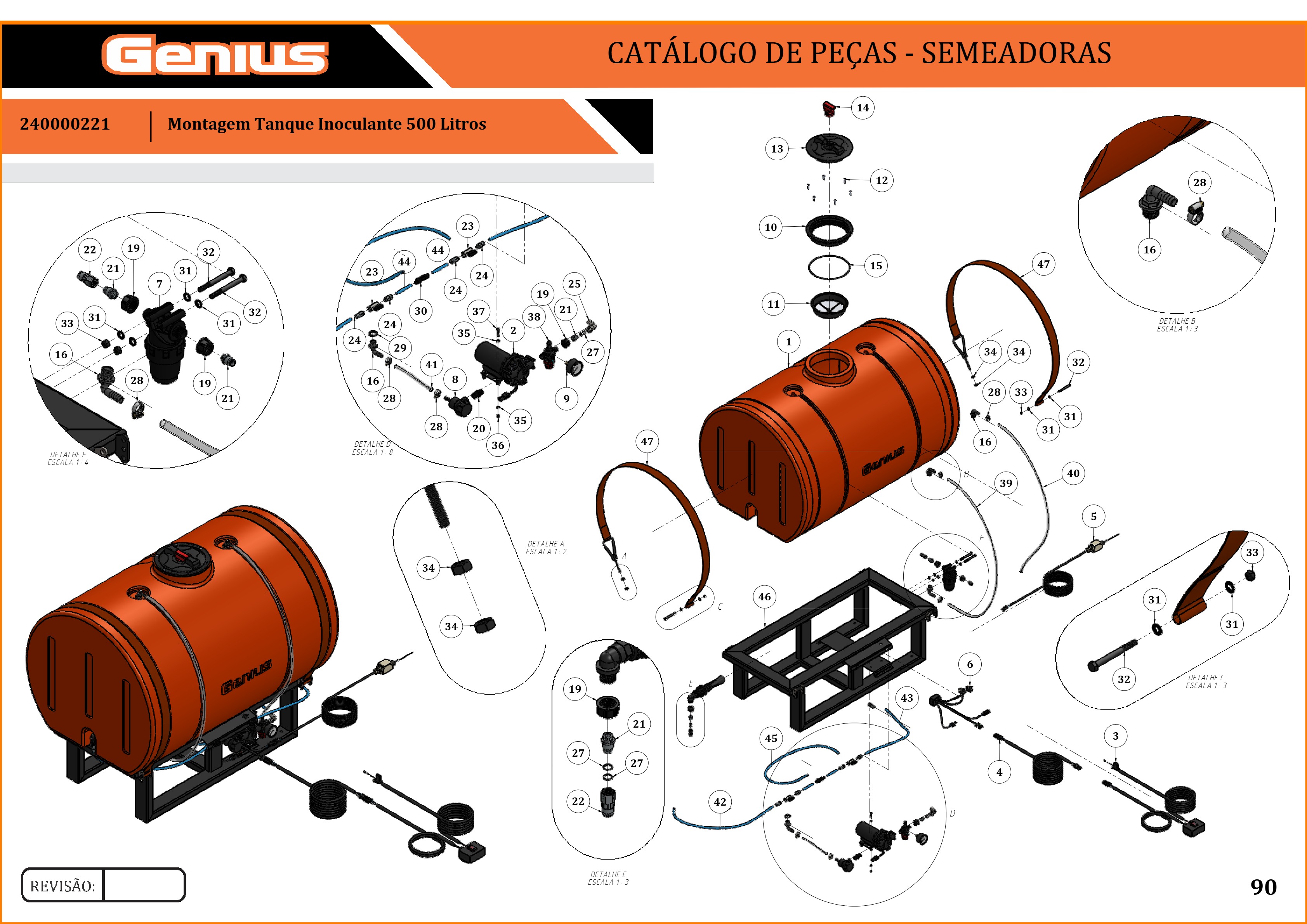 Montagem Tanque Inoculante 500 Litros