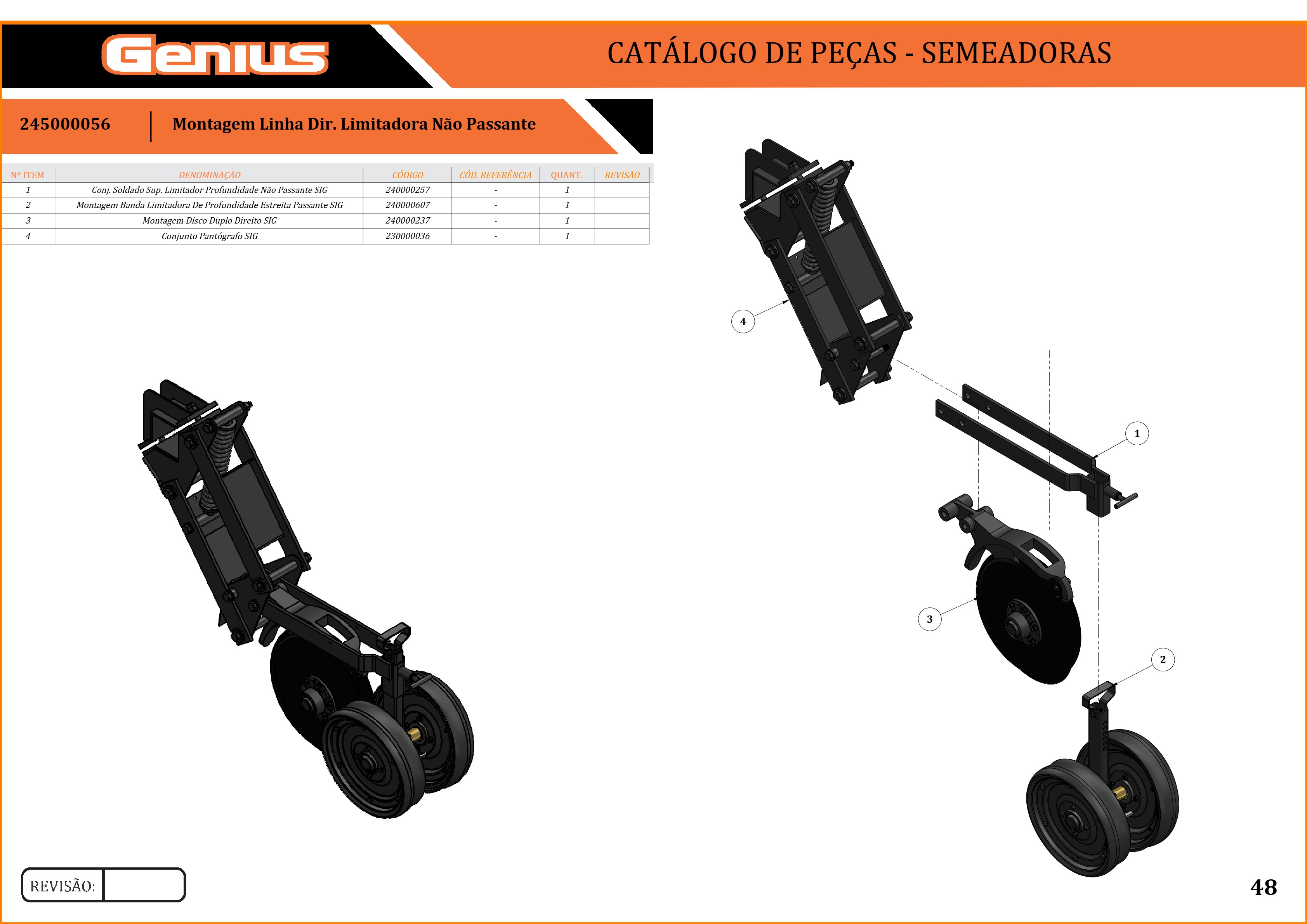 Montagem Linha Dir. Limitadora Não Passante
